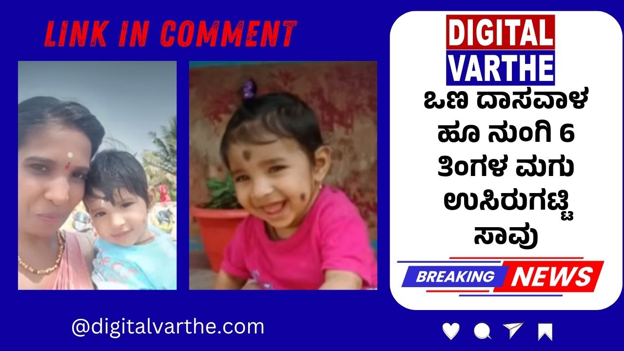 ಒಣ ದಾಸವಾಳ ಹೂ ನುಂಗಿ 6 ತಿಂಗಳ ಮಗು ಉಸಿರುಗಟ್ಟಿ ಸಾ*ವು