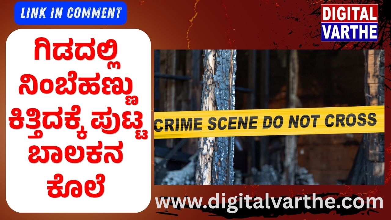 ಗಿಡದಲ್ಲಿ ನಿಂಬೆಹಣ್ಣು ಕಿತ್ತಿದಕ್ಕೆ ಪುಟ್ಟ ಬಾಲಕನ ಕೊಲೆ