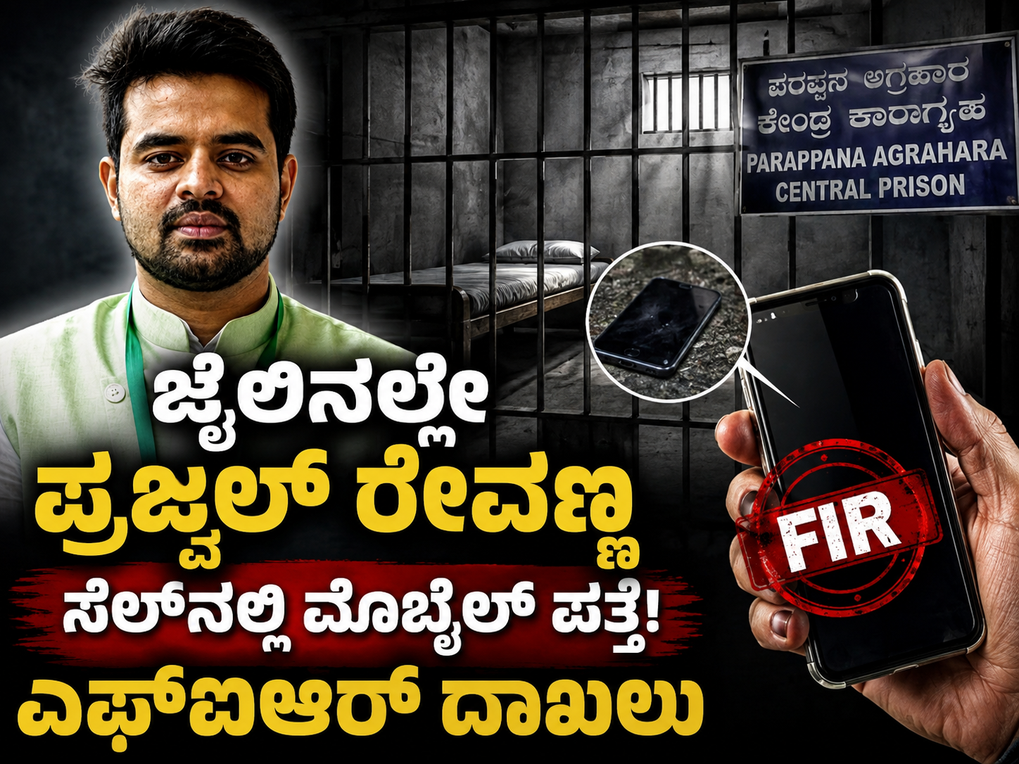 ಜೈಲಿನಲ್ಲೇ ಪ್ರಜ್ವಲ್ ರೇವಣ್ಣ ಸೆಲ್‌ನಲ್ಲಿ ಮೊಬೈಲ್ ಪತ್ತೆ: ಎಫ್‌ಐಆರ್ ದಾಖಲು